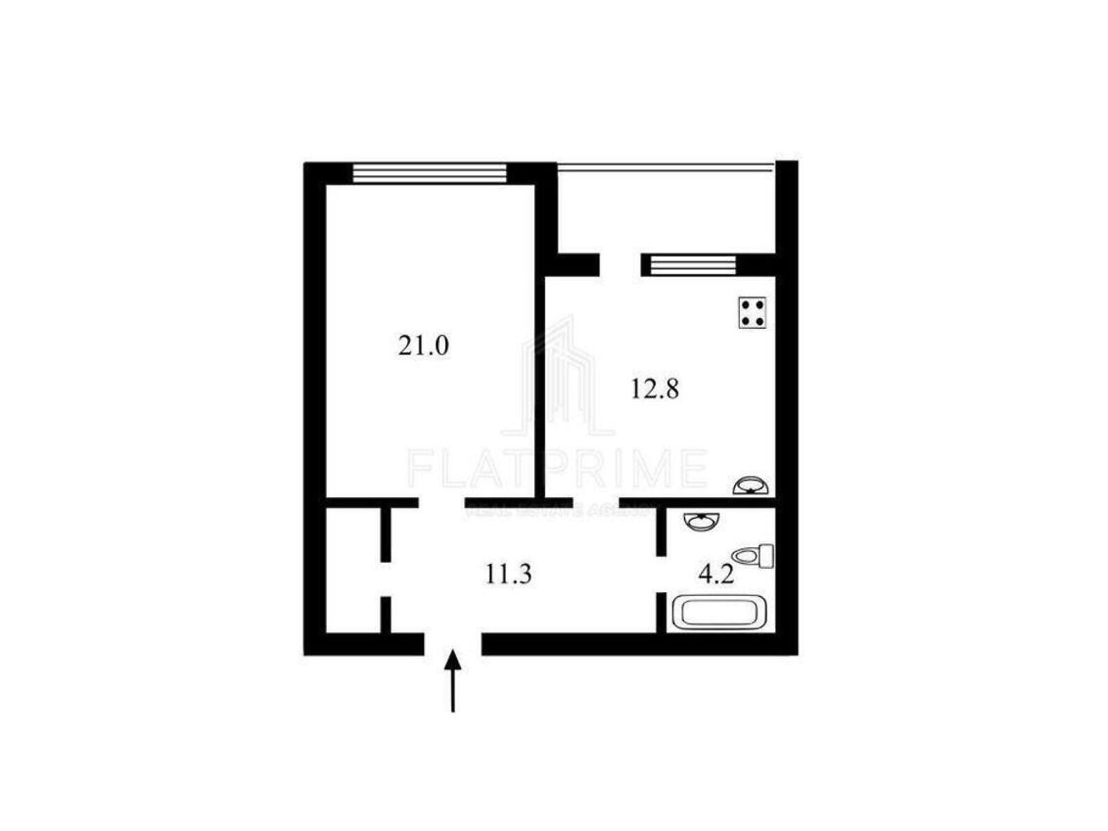 Продажа однокомнатной квартиры в Киеве, на ул. Васильченко 3, район Чоколовка фото 1