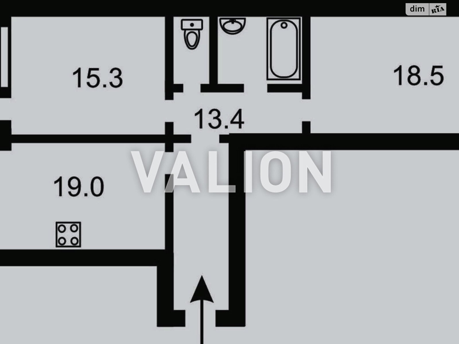 Продажа двухкомнатной квартиры в Киеве, на просп. Воздушных Сил 56, кв. 357, район Чоколовка фото 1