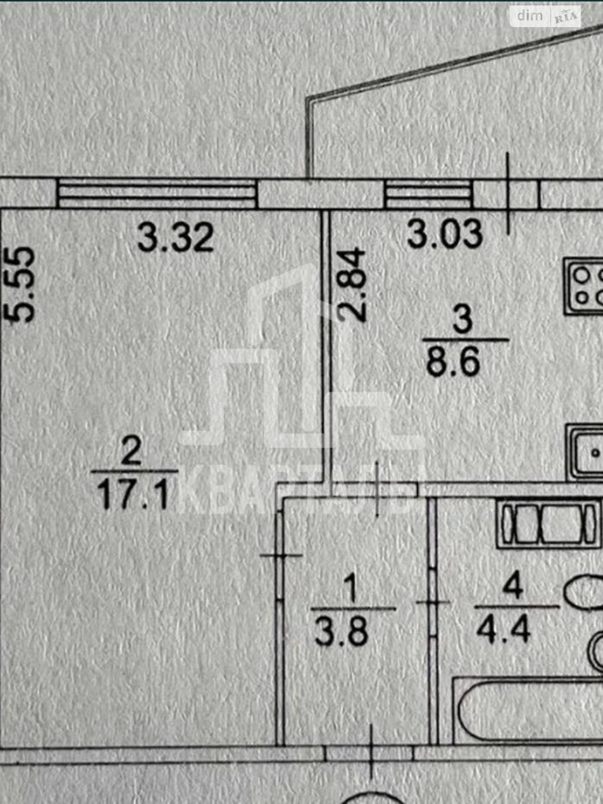 Продажа однокомнатной квартиры в Киеве, на ул. Бориса Гмыри 16, район Дарницкий фото 1