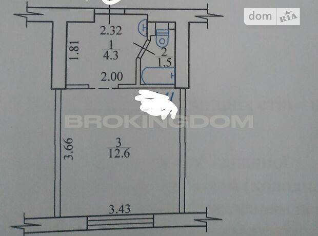 Продажа однокомнатной квартиры в Киеве, на ул. Бориспольская 3, район Дарницкий фото 1 Продажа однокомнатной квартиры в Киеве, на ул. Бориспольская 3, район Дарницкий фото 1