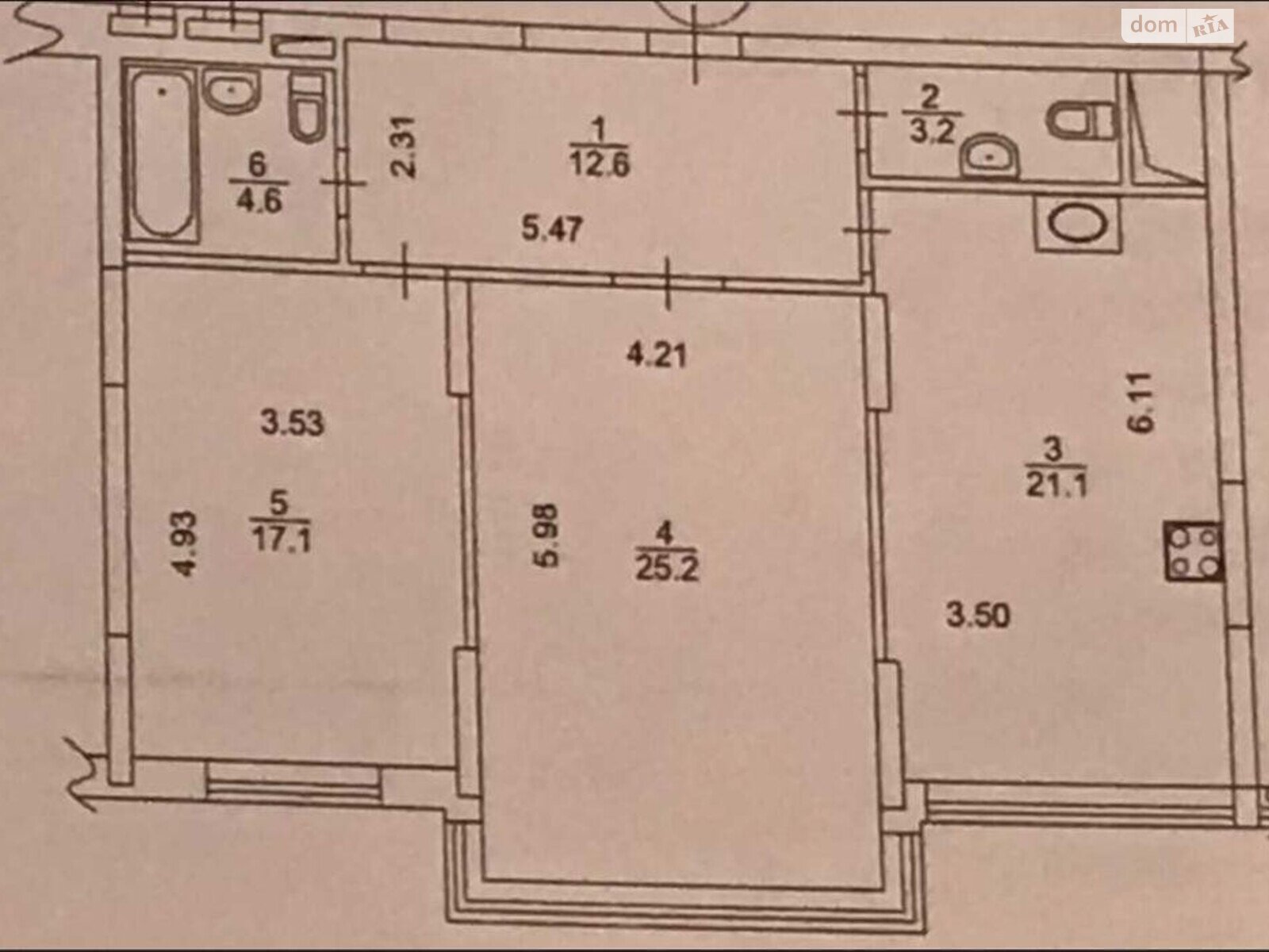 Продаж двокімнатної квартири в Києві, на наб. Дніпровська 14Б, район Дарницький фото 1