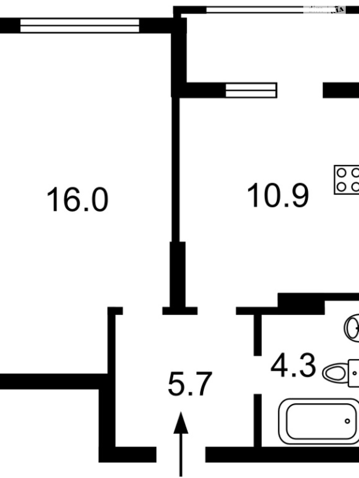 Продажа однокомнатной квартиры в Киеве, на ул. Драгоманова 10, район Дарницкий фото 1