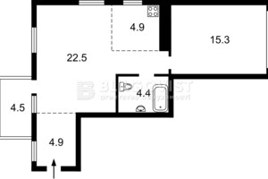 Продаж двокімнатної квартири в Києві, на вул. Драгоманова 31З/1, район Дарницький фото 2