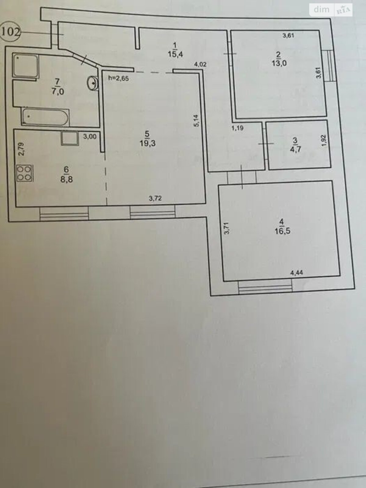 Продажа трехкомнатной квартиры в Киеве, на ул. Евгения Харченка 65, район Дарницкий фото 1