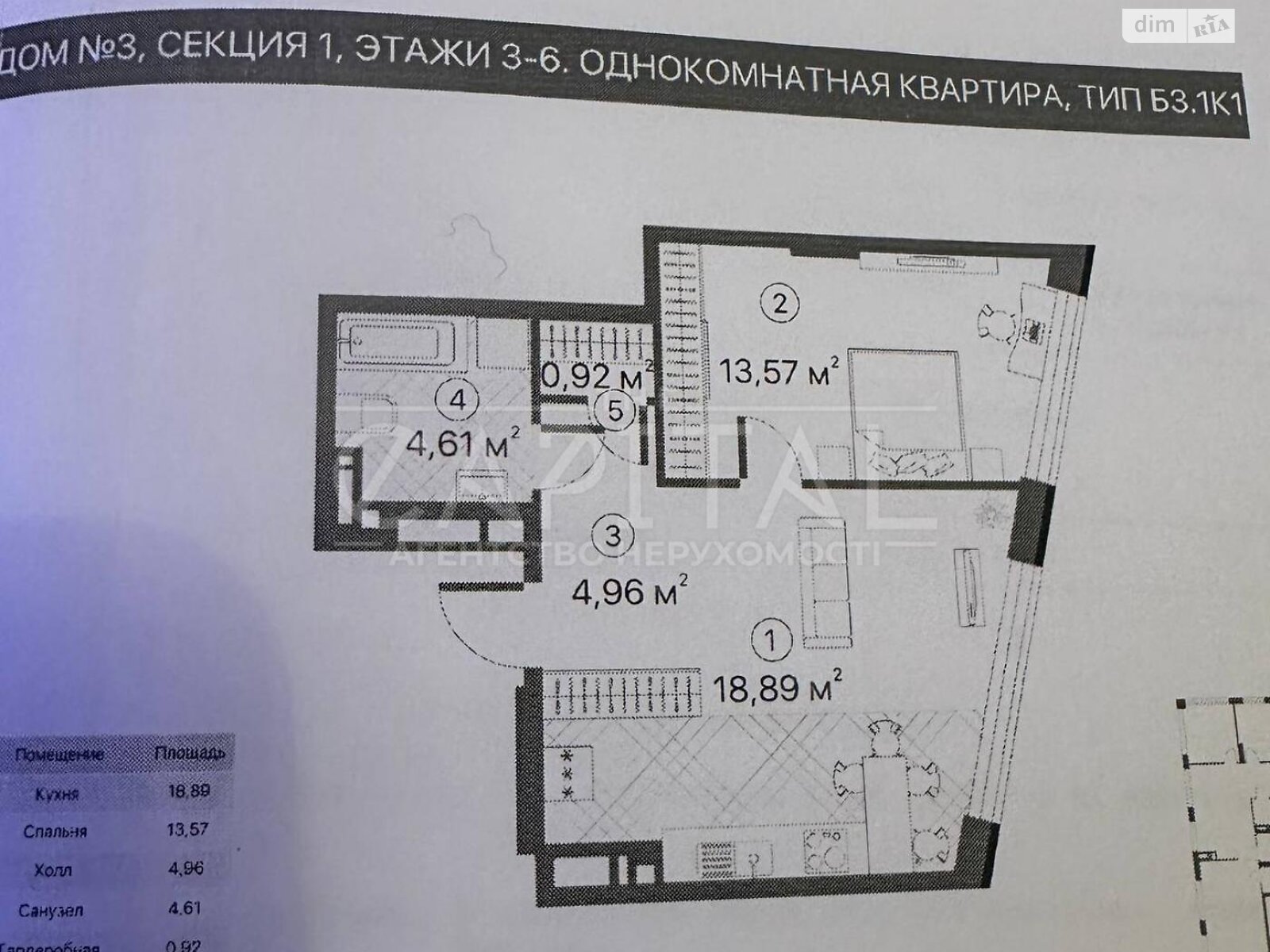 Продаж однокімнатної квартири в Києві, на вул. Горлівська 2, район Дарницький фото 1