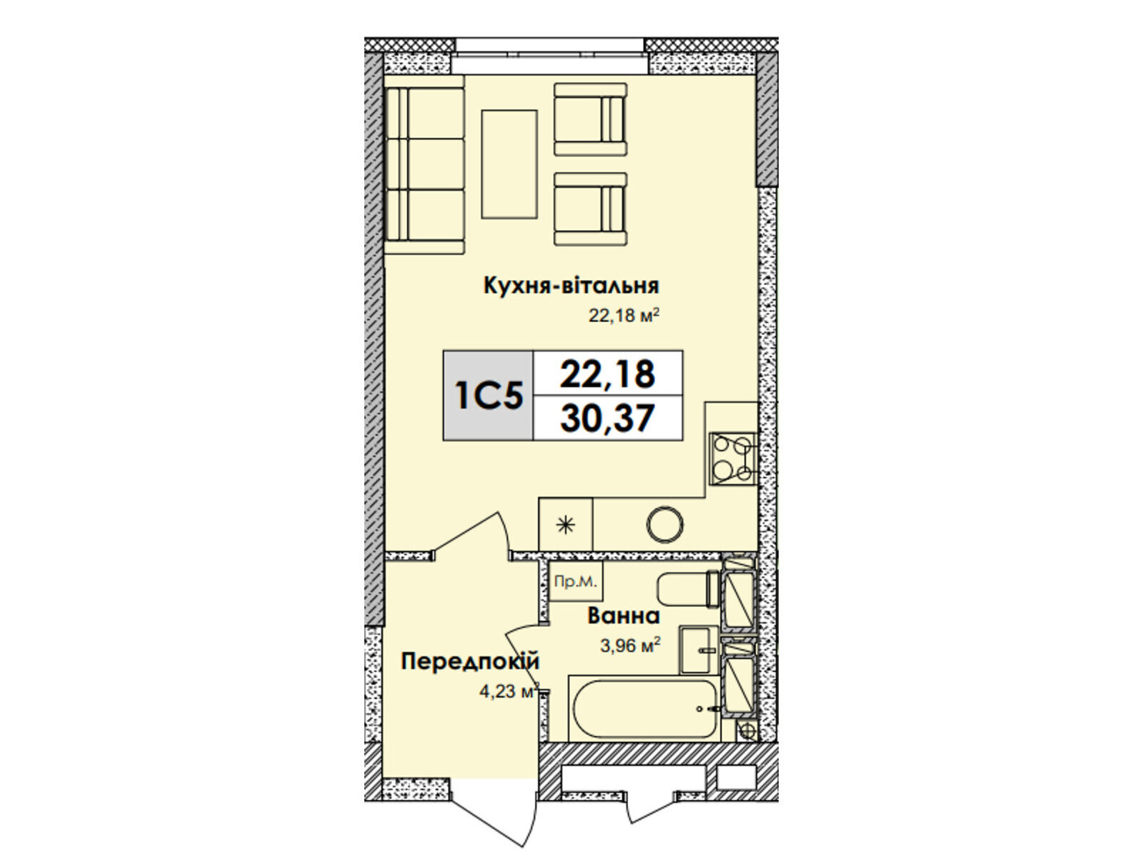 Продажа однокомнатной квартиры в Киеве, на шоссе Харьковское 210, район Дарницкий фото 1