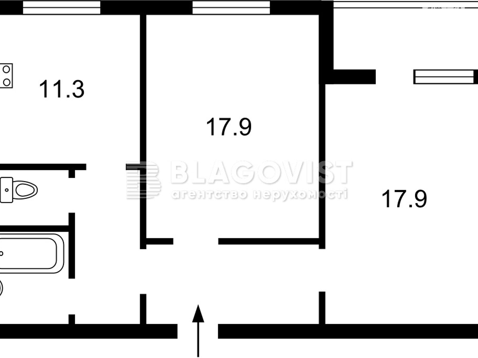 Продажа двухкомнатной квартиры в Киеве, на просп. Петра Григоренко 18А, район Дарницкий фото 1