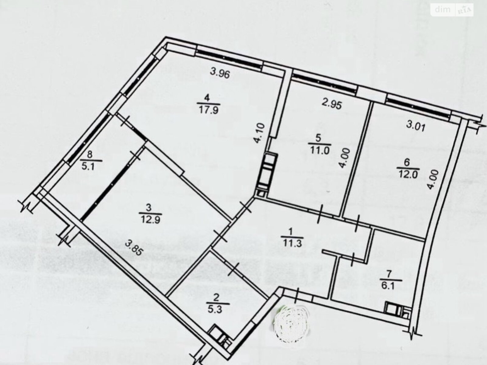 Продажа трехкомнатной квартиры в Киеве, на ул. Причальная 12, район Дарницкий фото 1