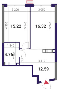 Продажа однокомнатной квартиры в Киеве, на ул. Причальная 10, район Дарницкий фото 2 Продажа однокомнатной квартиры в Киеве, на ул. Причальная 10, район Дарницкий фото 2