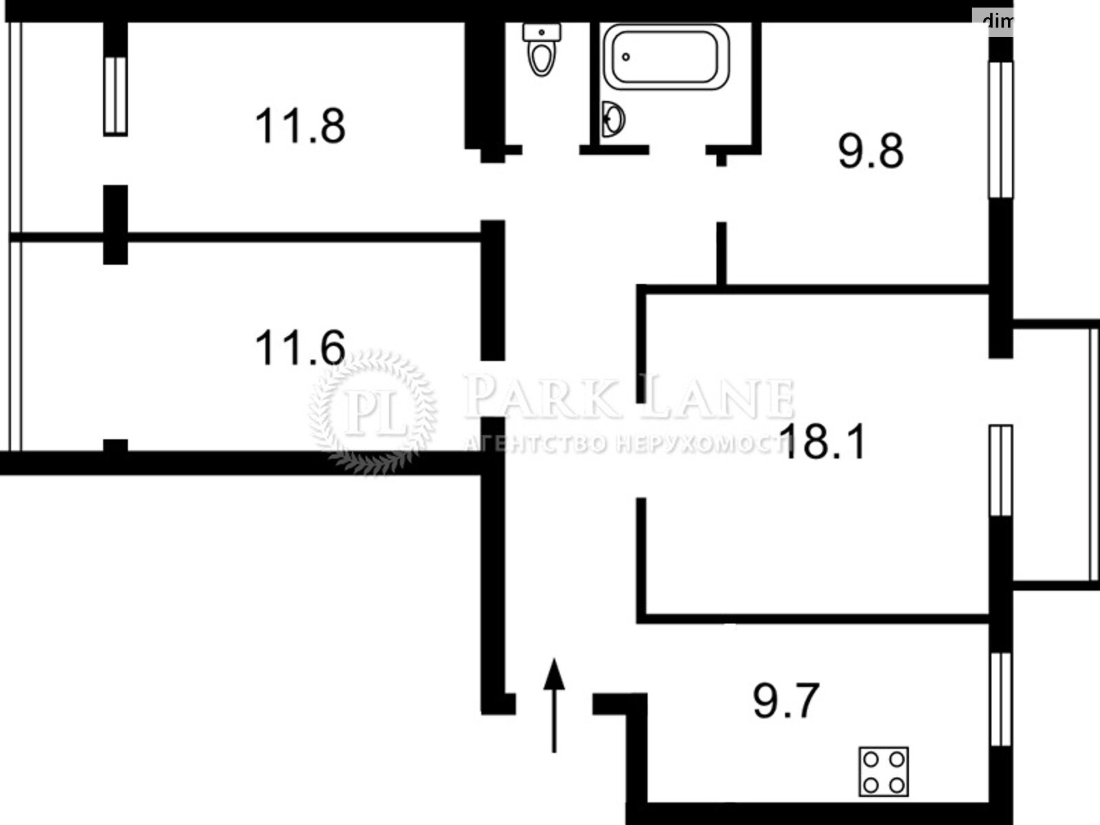 Продажа четырехкомнатной квартиры в Киеве, на ул. Привокзальная 14А, район Дарницкий фото 1