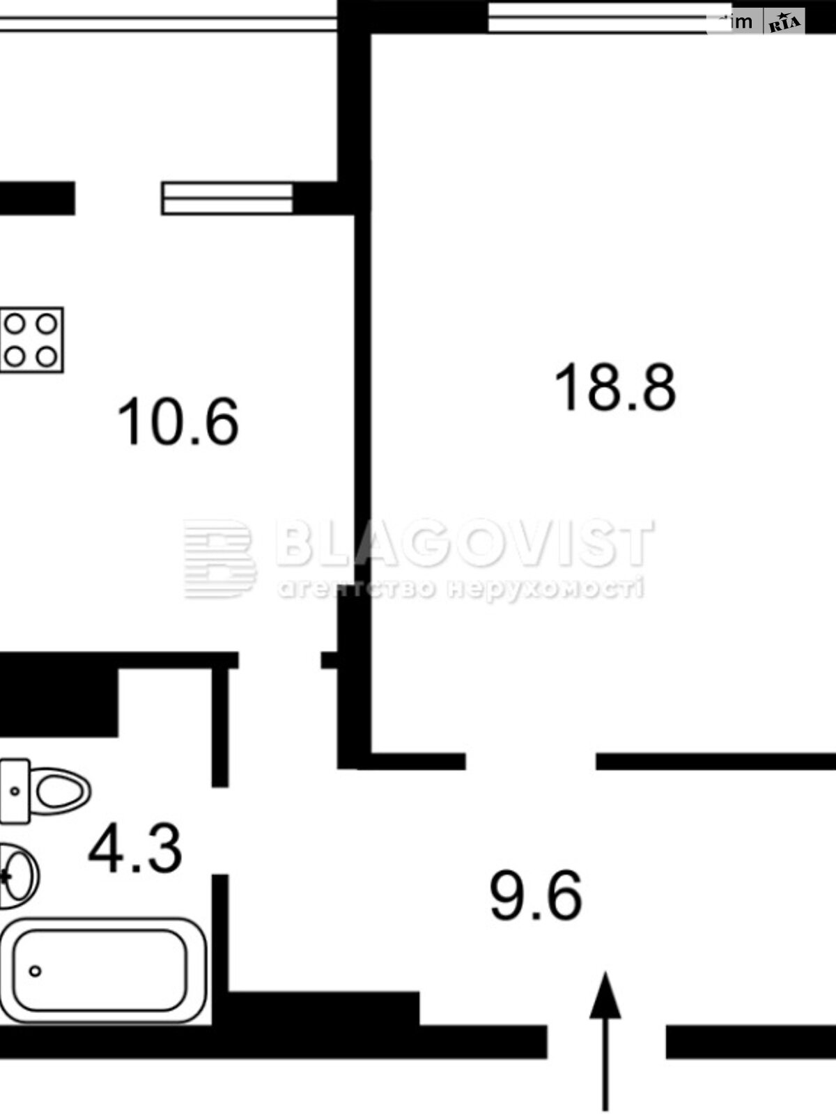 Продажа однокомнатной квартиры в Киеве, на ул. Урловская 23Г, район Дарницкий фото 1