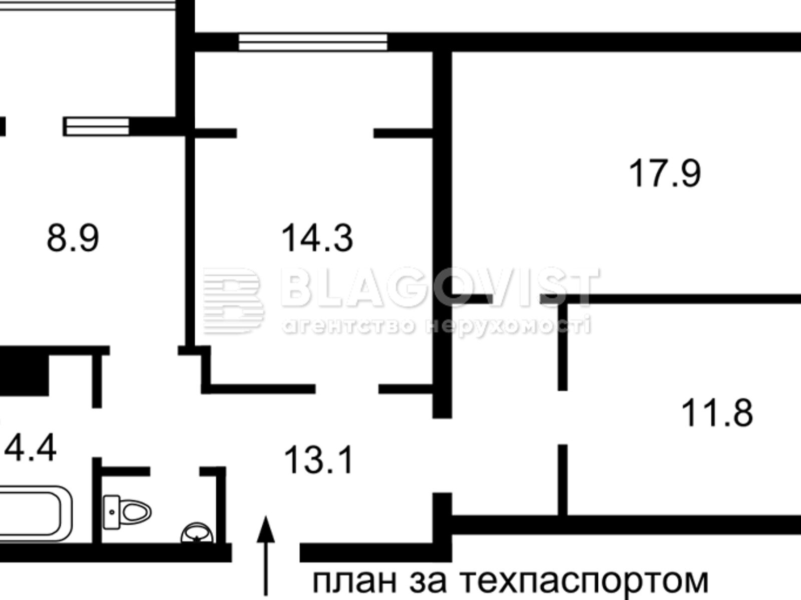 Продажа трехкомнатной квартиры в Киеве, на ул. Вишняковская 4, район Дарницкий фото 1