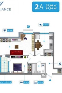 Продажа двухкомнатной квартиры в Киеве, на ул. Заречная 3А, район Дарницкий фото 2