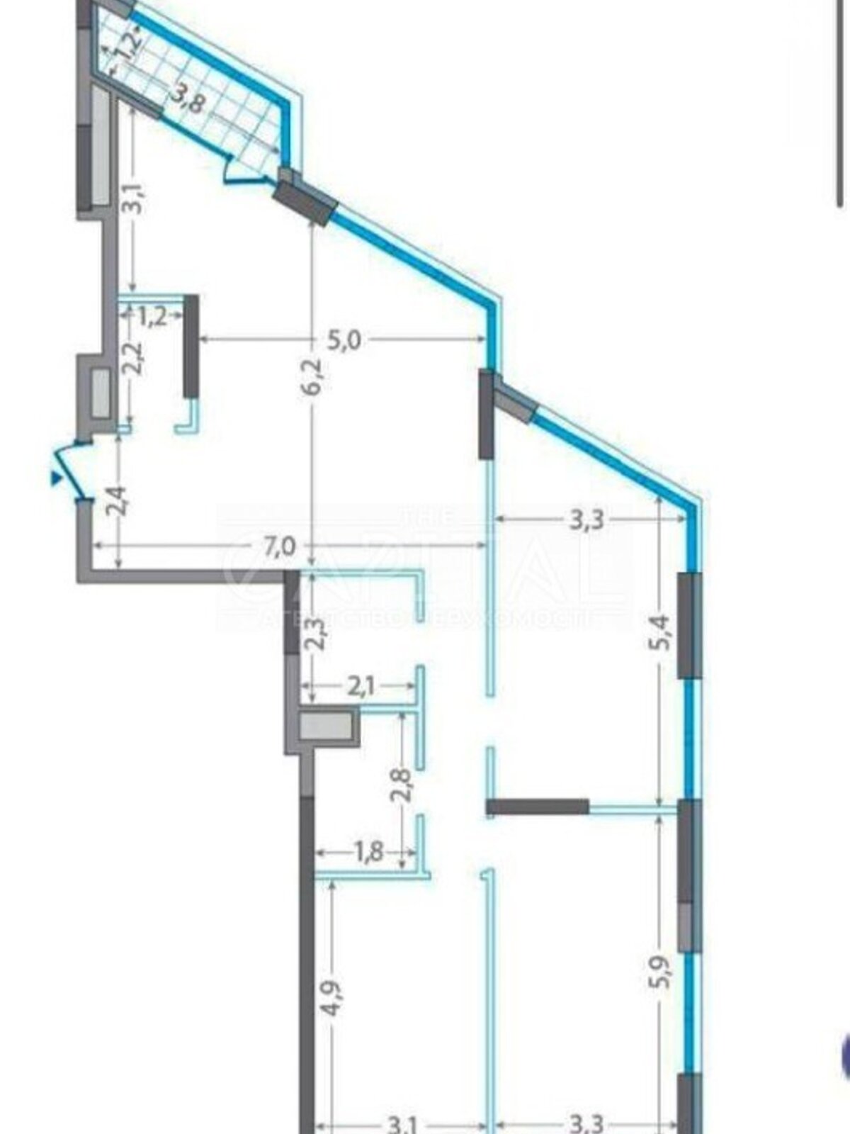 Продаж трикімнатної квартири в Києві, на вул. Зарічна 8, район Дарницький фото 1