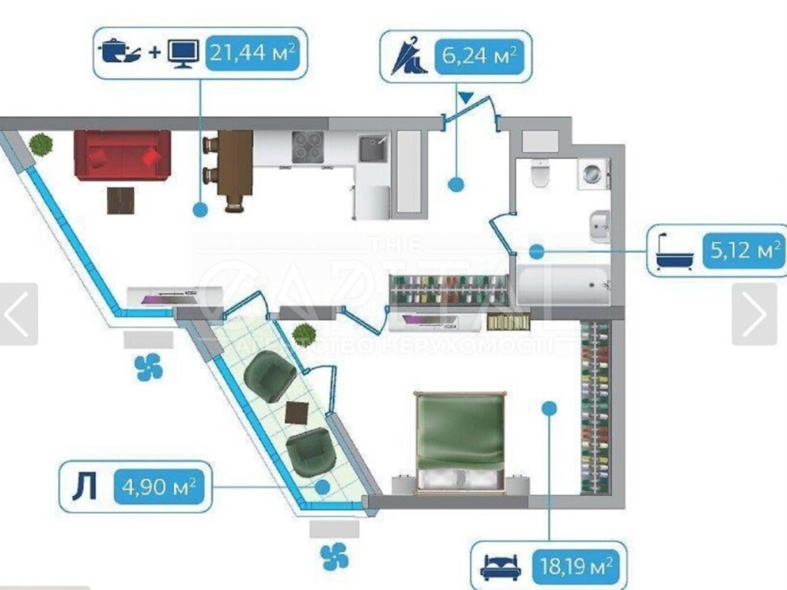 Продажа однокомнатной квартиры в Киеве, на ул. Заречная 9, район Дарницкий фото 1