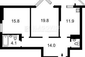 Продажа двухкомнатной квартиры в Киеве, на ул. Здолбуновская 9Б, район Дарницкий фото 2