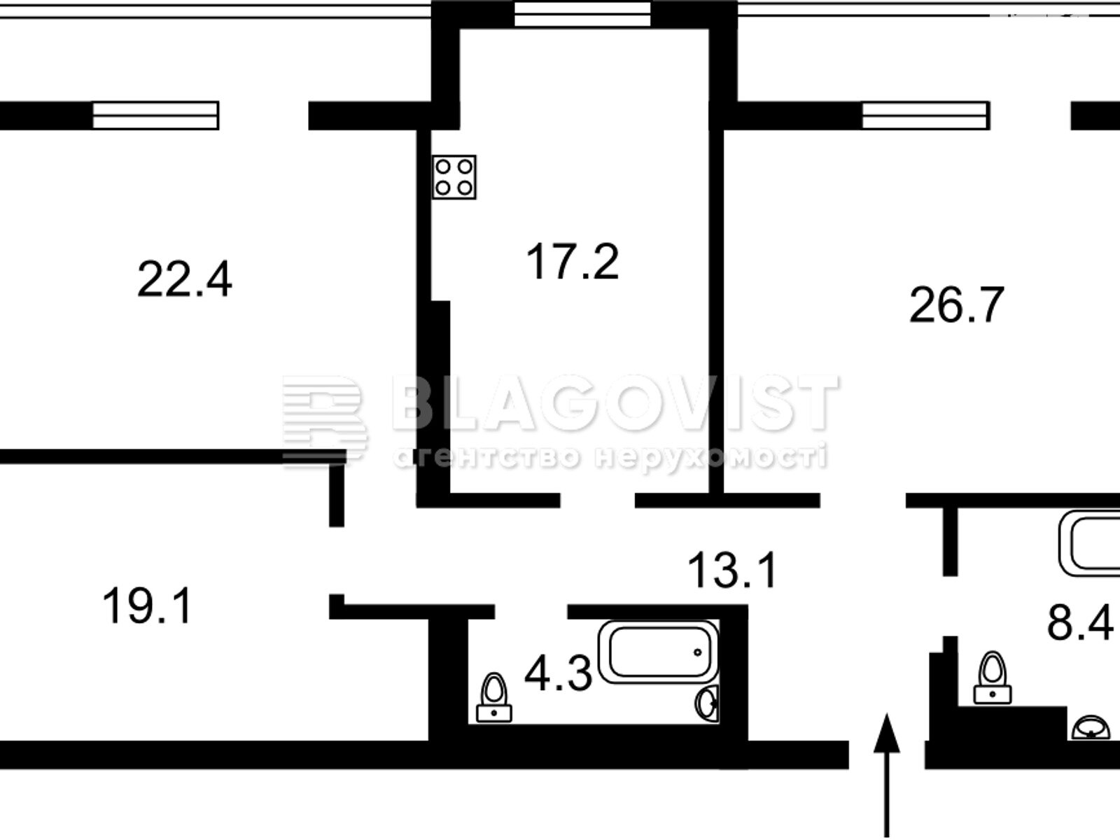 Продажа трехкомнатной квартиры в Киеве, на ул. Деловая 2Б, район Печерский фото 1