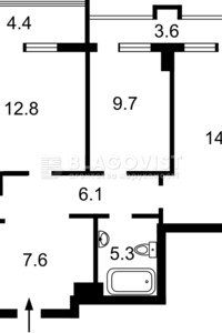 Продажа двухкомнатной квартиры в Киеве, на ул. Костанайская 13А, район Демеевка фото 2