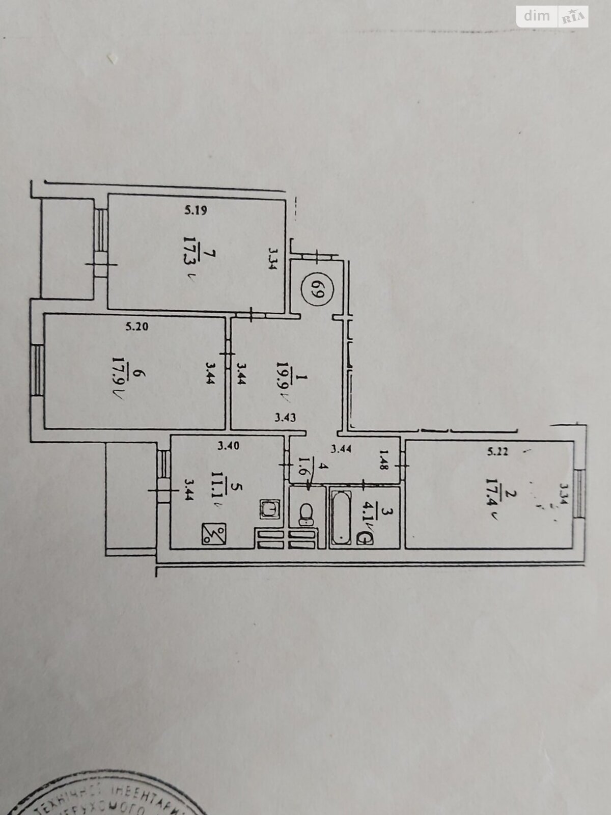 Продажа трехкомнатной квартиры в Киеве, на ул. Александры Экстер 9А, район Деснянский фото 1