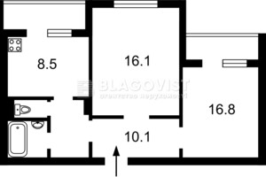 Продажа двухкомнатной квартиры в Киеве, на ул. Архитектора Николаева 15А, район Деснянский фото 2