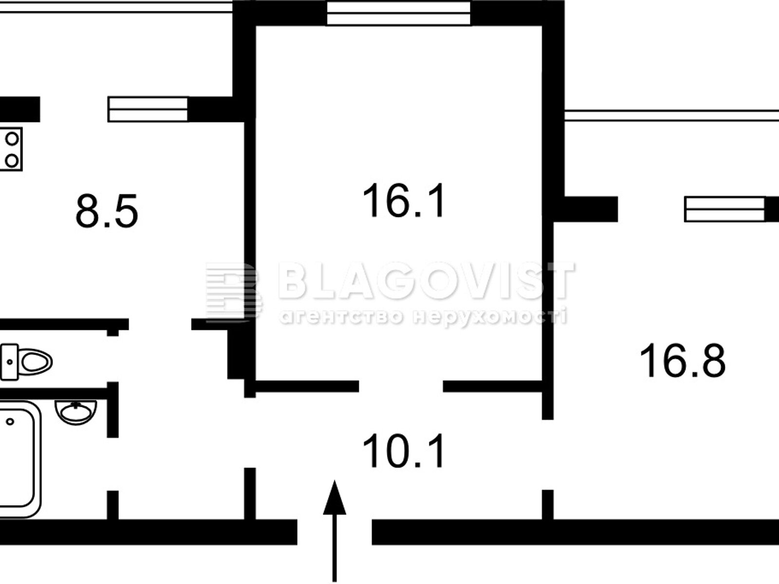 Продажа двухкомнатной квартиры в Киеве, на ул. Архитектора Николаева 15А, район Деснянский фото 1