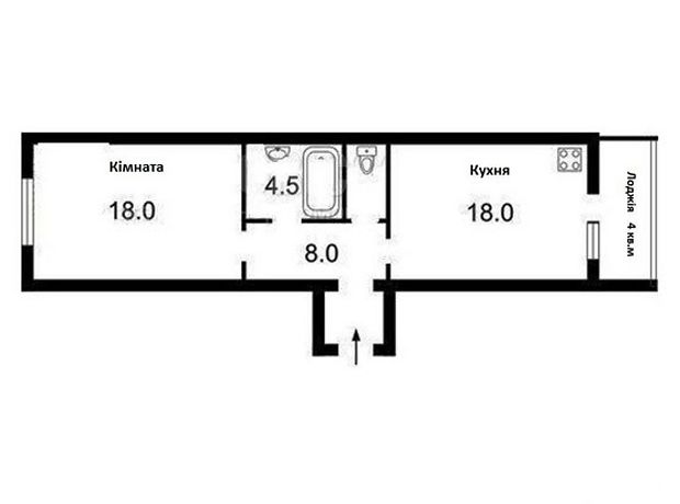 Продажа квартиры, 1 ком., Киев, р‑н. Деснянский, Лисковская улица, дом 32/51 Продажа квартиры, 1 ком., Киев, р‑н. Деснянский, Лисковская улица, дом 32/51