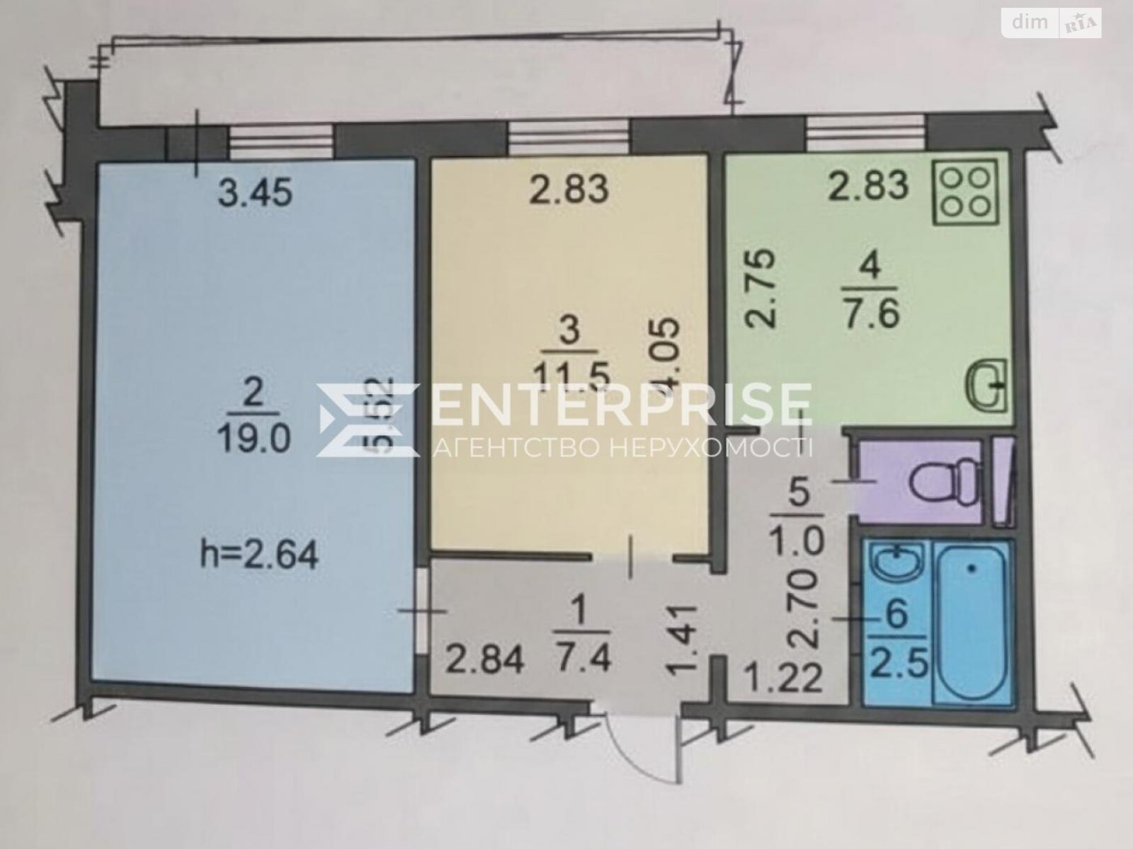 Продажа двухкомнатной квартиры в Киеве, на просп. Червоной Калины 93Б, район Деснянский фото 1