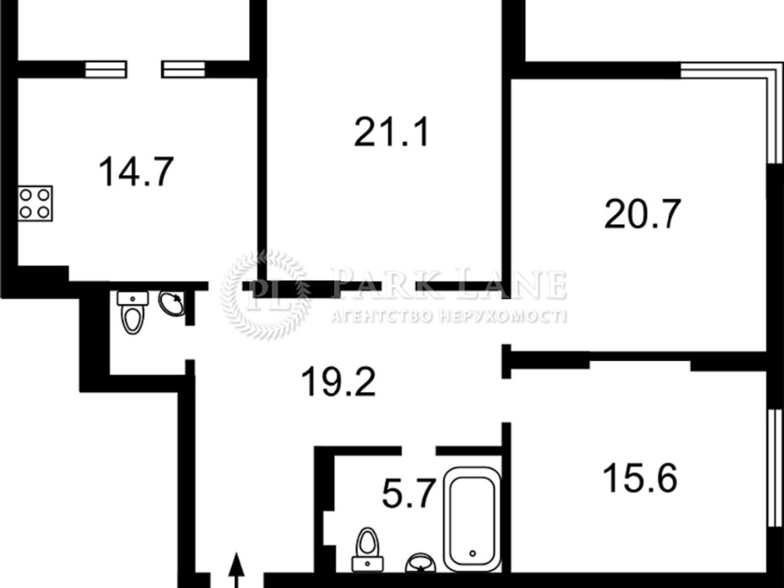 Продажа трехкомнатной квартиры в Киеве, на ул. Радунская 30, район Деснянский фото 1