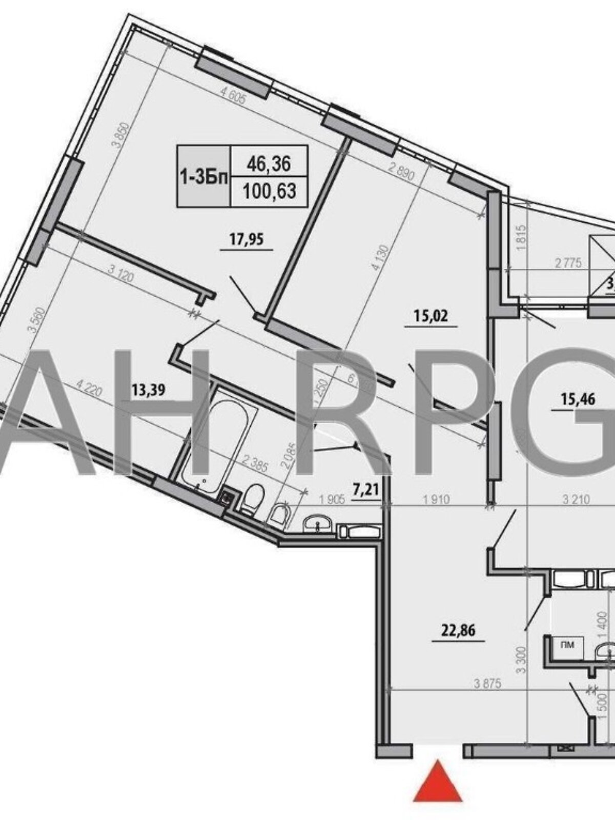 Продажа трехкомнатной квартиры в Киеве, на ул. Евгения Маланюка 28, район Днепровский фото 1