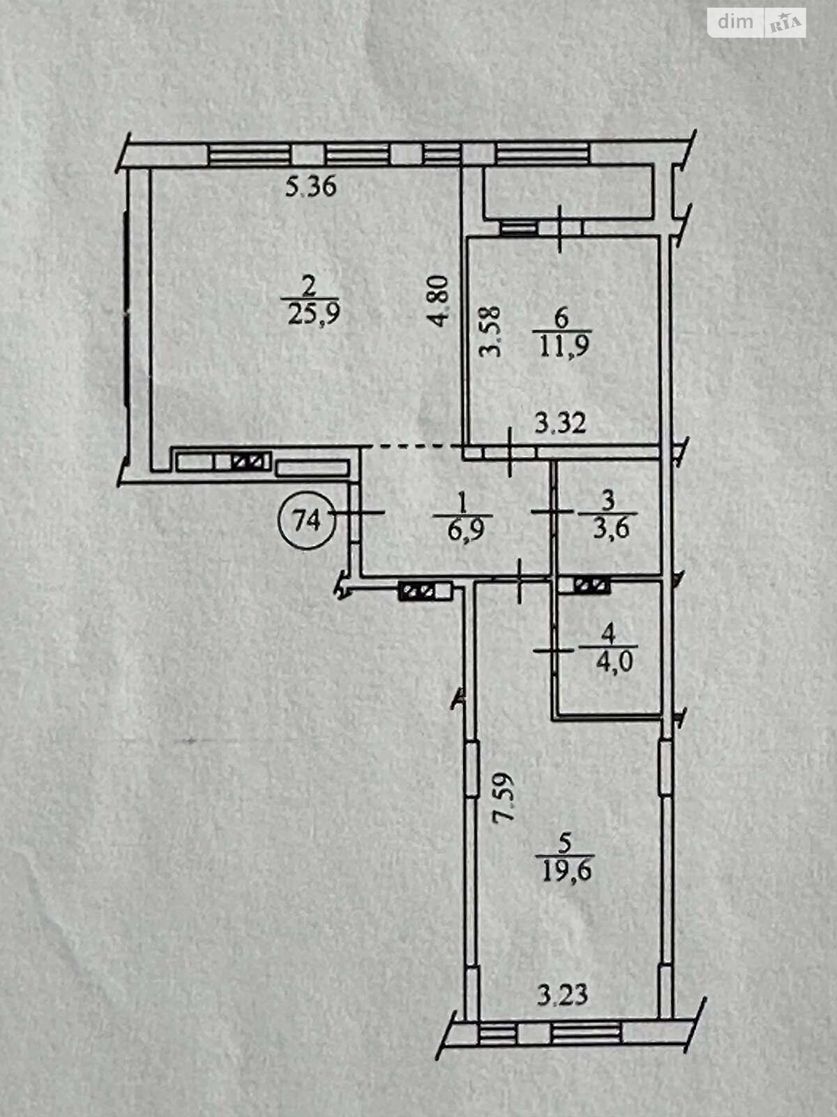 Продажа трехкомнатной квартиры в Киеве, на ул. Юрия Липы 6, район Днепровский фото 1