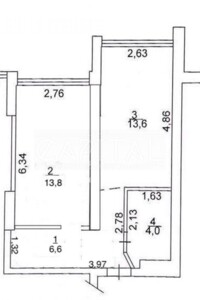 Продажа однокомнатной квартиры в Киеве, на ул. Каховская 62А, район Днепровский фото 2