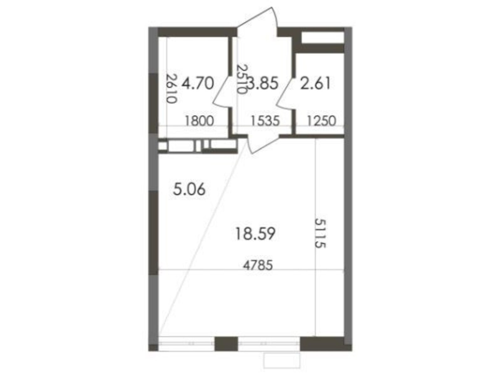 Продажа однокомнатной квартиры в Киеве, на ул. Каунасская 27, район Днепровский фото 1