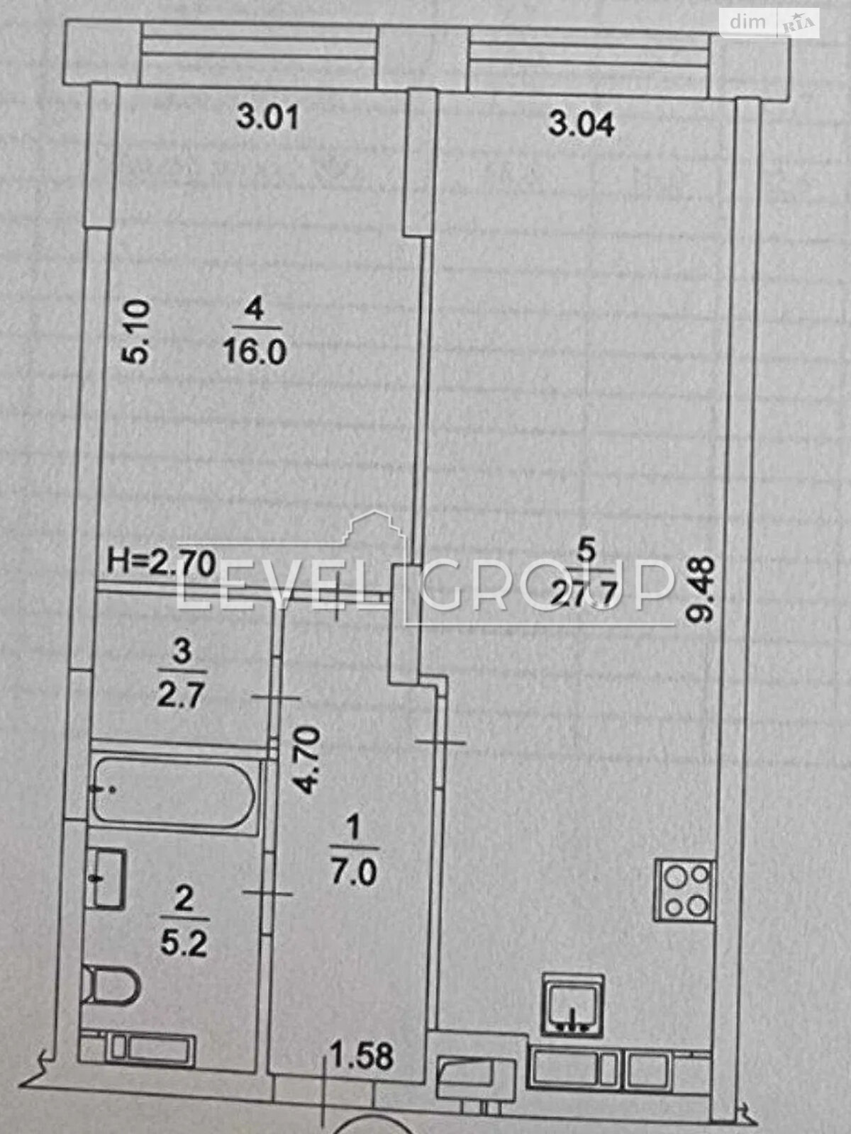 Продажа однокомнатной квартиры в Киеве, на ул. Князя Романа Мстиславича 22, район Днепровский фото 1