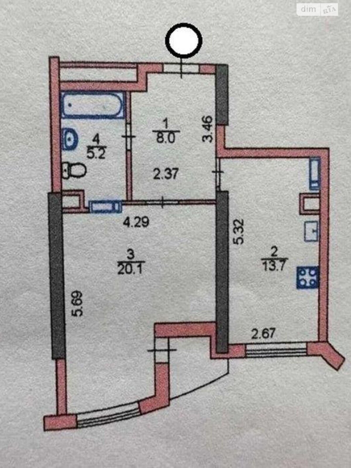 Продажа однокомнатной квартиры в Киеве, на просп. Соборности 30А, район Днепровский фото 1