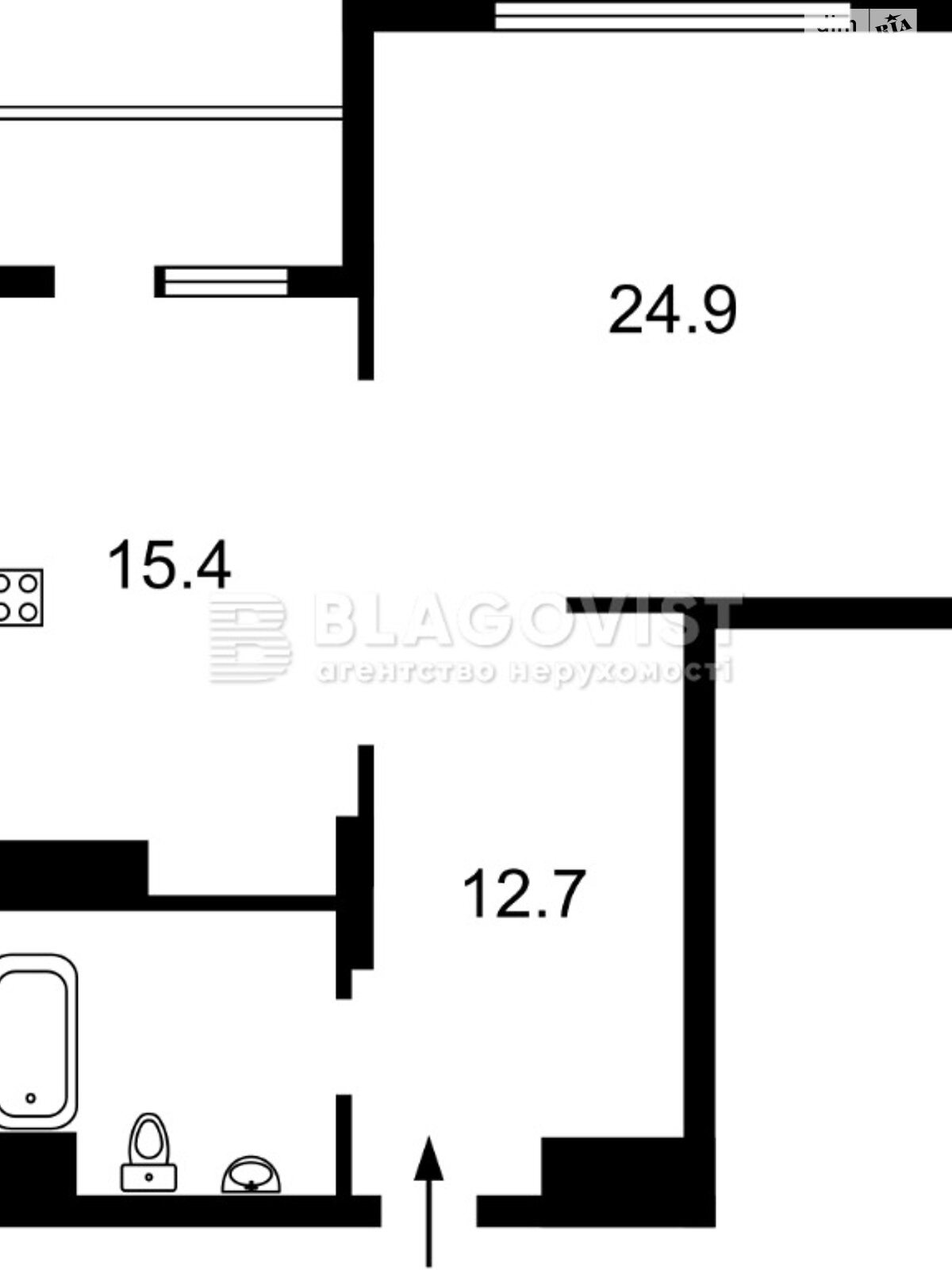 Продажа двухкомнатной квартиры в Киеве, на просп. Воскресенский 10А, район Днепровский фото 1