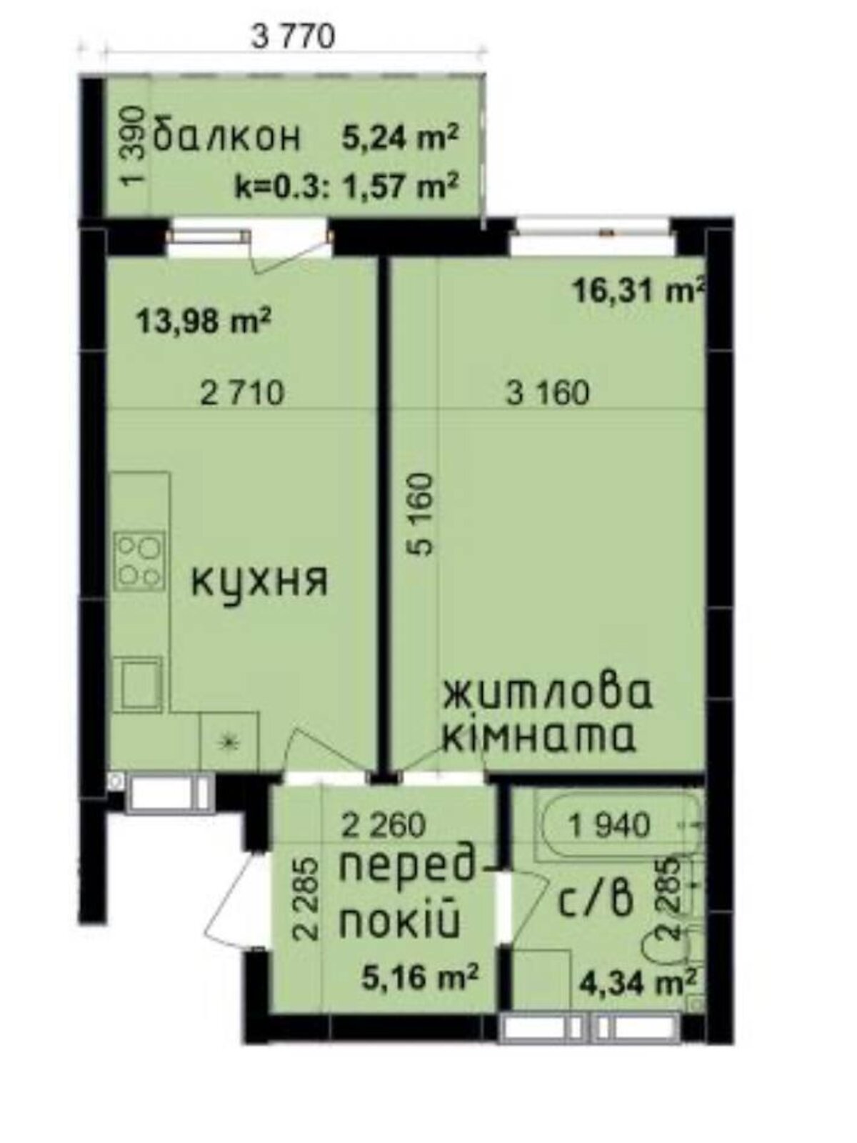 Продажа однокомнатной квартиры в Киеве, на ул. Академика Заболотного 148/2, район Феофания фото 1 Продажа однокомнатной квартиры в Киеве, на ул. Академика Заболотного 148/2, район Феофания фото 1