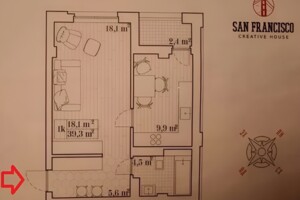 Продаж однокімнатної квартири в Києві, на просп. Берестейський 67, район Ґалаґани фото 2