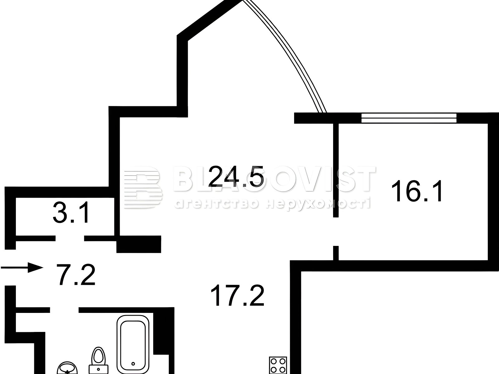 Продажа двухкомнатной квартиры в Киеве, на ул. Глубочицкая 32Б, фото 1