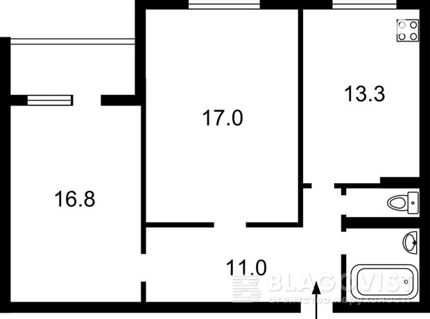 Продажа двухкомнатной квартиры в Киеве, на ул. Козацкая 114, район Голосеев фото 1 Продажа двухкомнатной квартиры в Киеве, на ул. Козацкая 114, район Голосеев фото 1