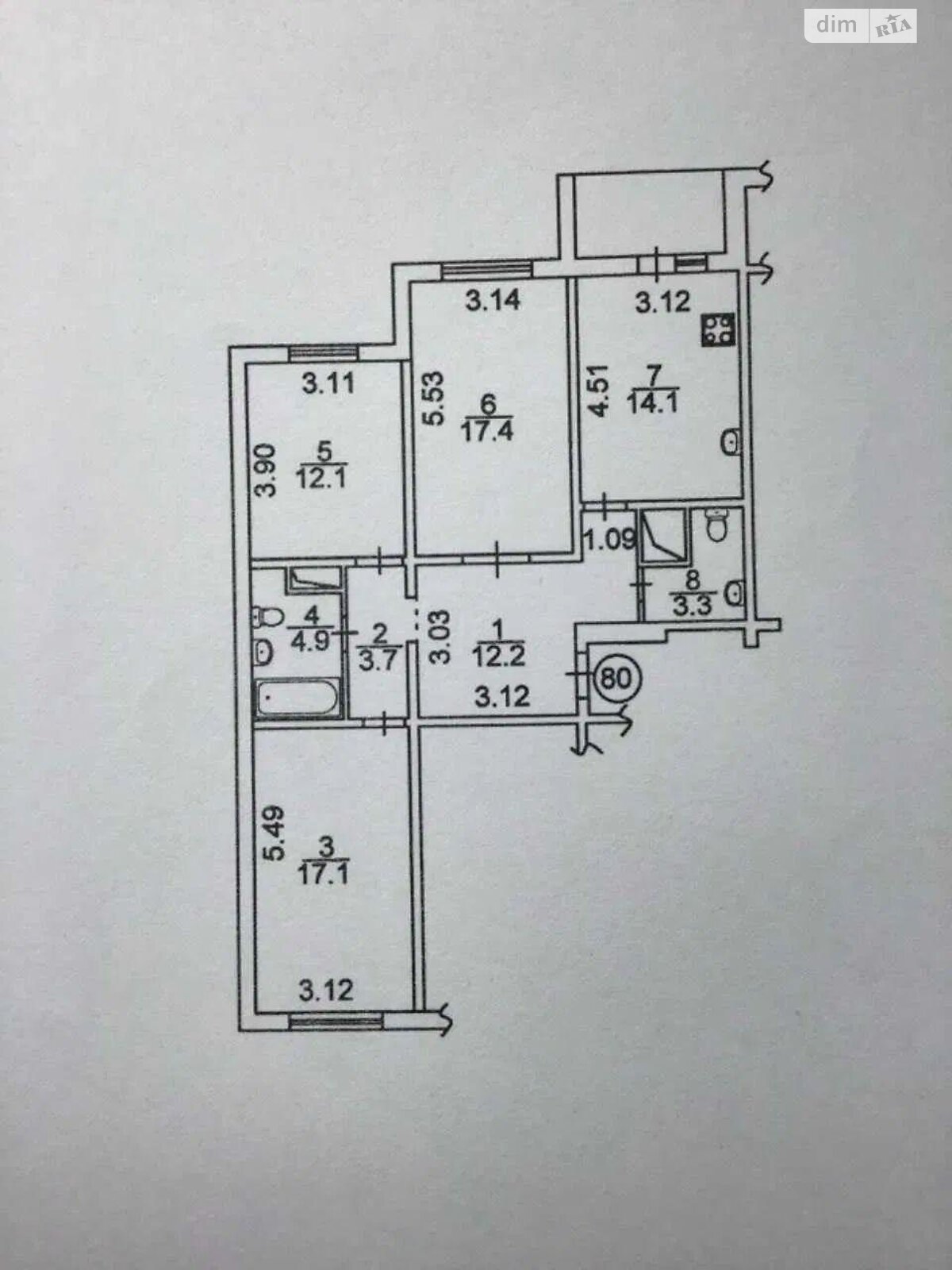 Продаж трикімнатної квартири в Києві, на вул. Михайла Максимовича 9А, район Голосіїв фото 1 Продаж трикімнатної квартири в Києві, на вул. Михайла Максимовича 9А, район Голосіїв фото 1