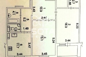 Продажа двухкомнатной квартиры в Киеве, на просп. Академика Глушкова 9Є, район Голосеевский фото 2