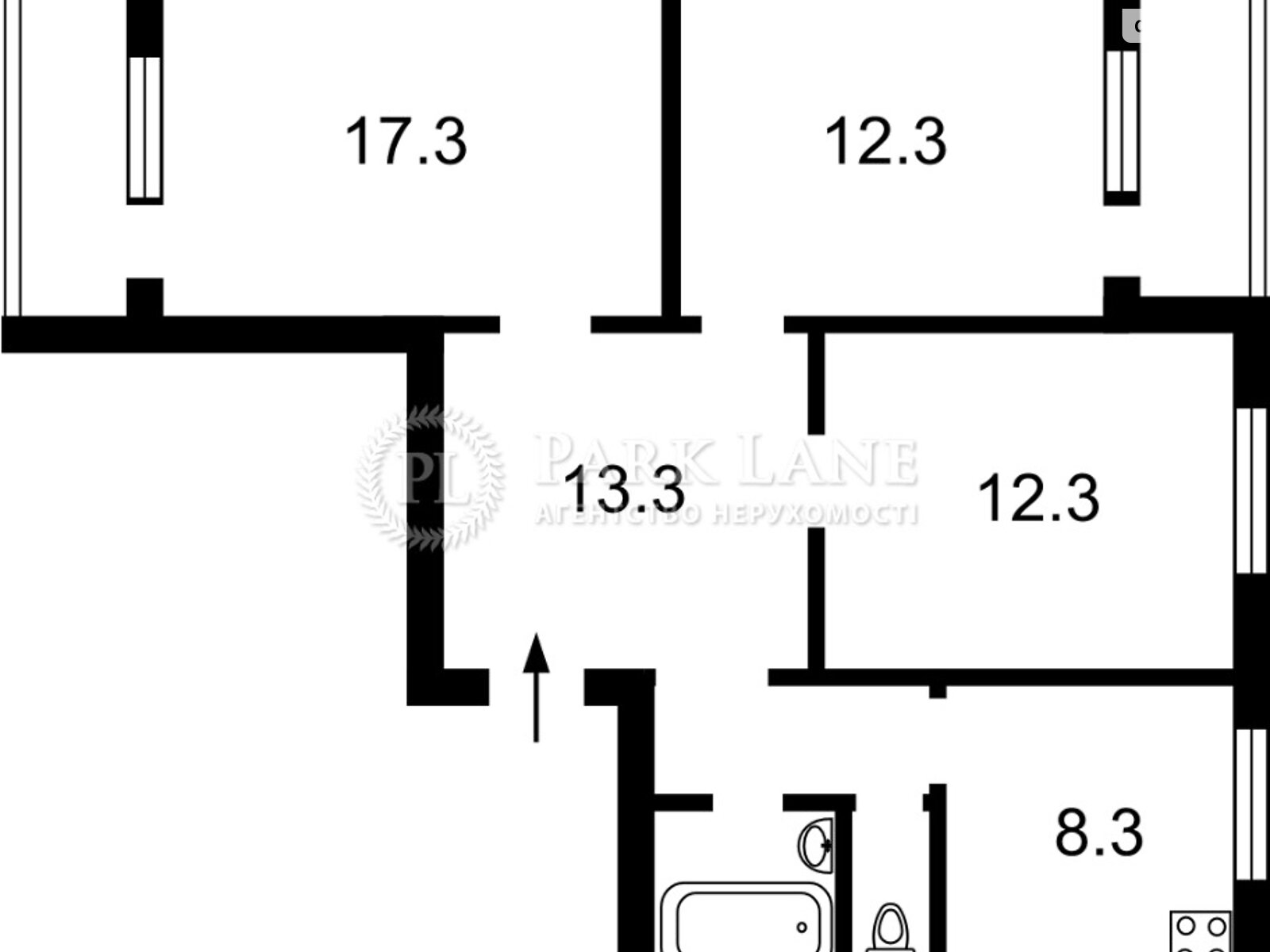 Продажа трехкомнатной квартиры в Киеве, на ул. Академика Заболотного 78, район Голосеевский фото 1