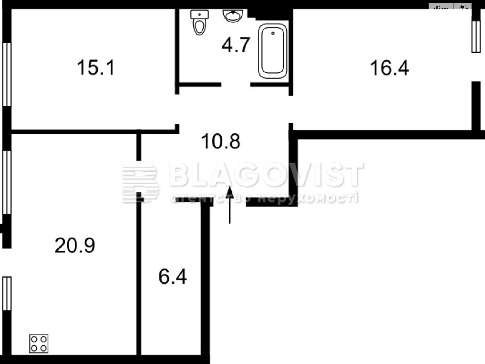 Продажа трехкомнатной квартиры в Киеве, на ул. Казимира Малевича 89, район Голосеевский фото 1
