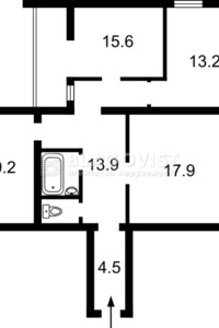 Продажа трехкомнатной квартиры в Киеве, на ул. Казимира Малевича 37/41, район Голосеевский фото 2