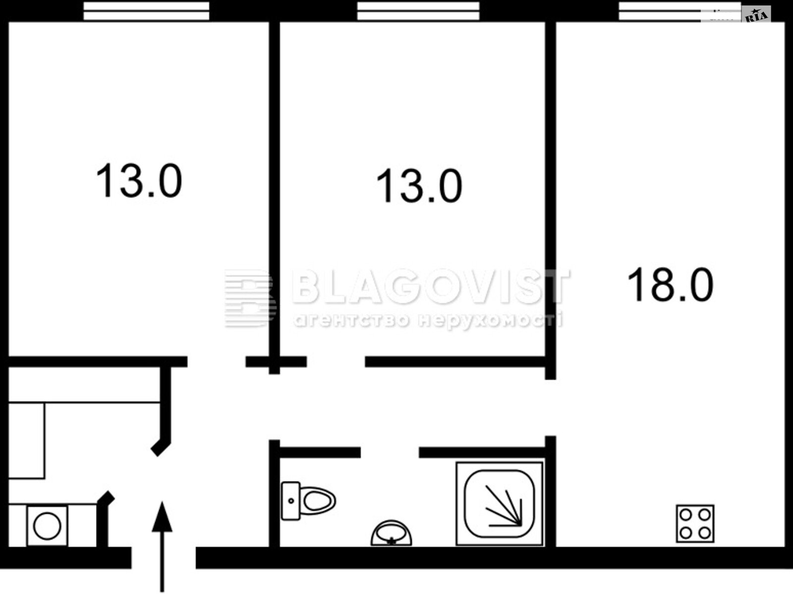 Продажа однокомнатной квартиры в Киеве, на ул. Михаила Максимовича 24А, район Голосеевский фото 1