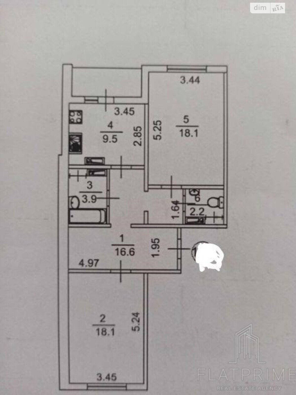 Продаж двокімнатної квартири в Києві, на пров. Моторний 11, район Голосіївський фото 1