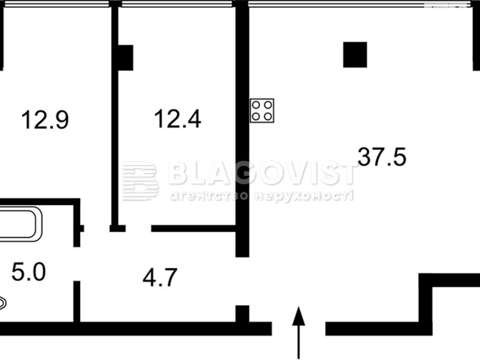 Продажа двухкомнатной квартиры в Киеве, на просп. Науки 16, район Голосеевский фото 1