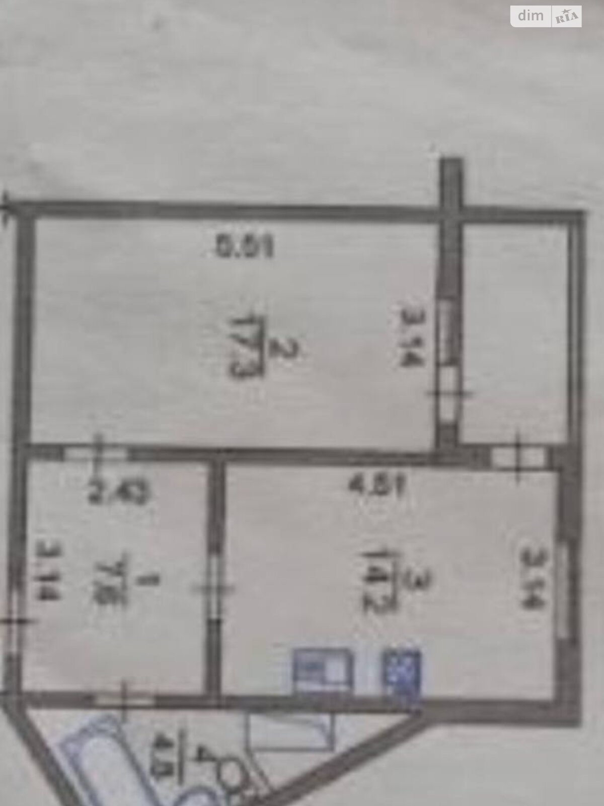 Продаж однокімнатної квартири в Києві, на просп. Науки 54Б, район Голосіївський фото 1