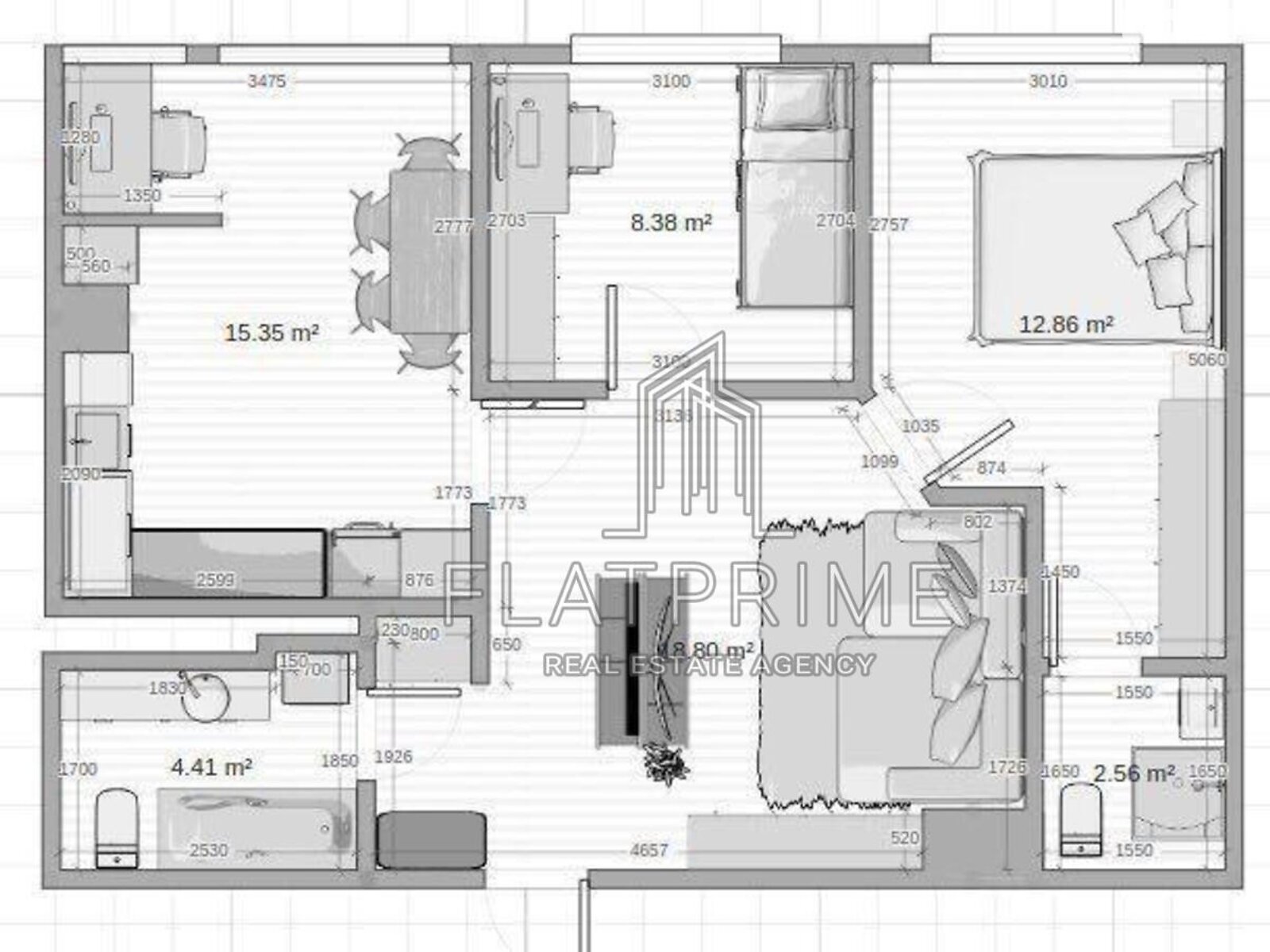 Продажа трехкомнатной квартиры в Киеве, на ул. Юношеская 6, район Голосеевский фото 1