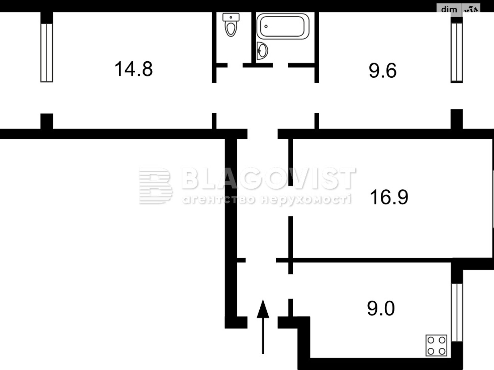 Продажа трехкомнатной квартиры в Киеве, на ул. Ореховатская 10, район Голосеевский фото 1